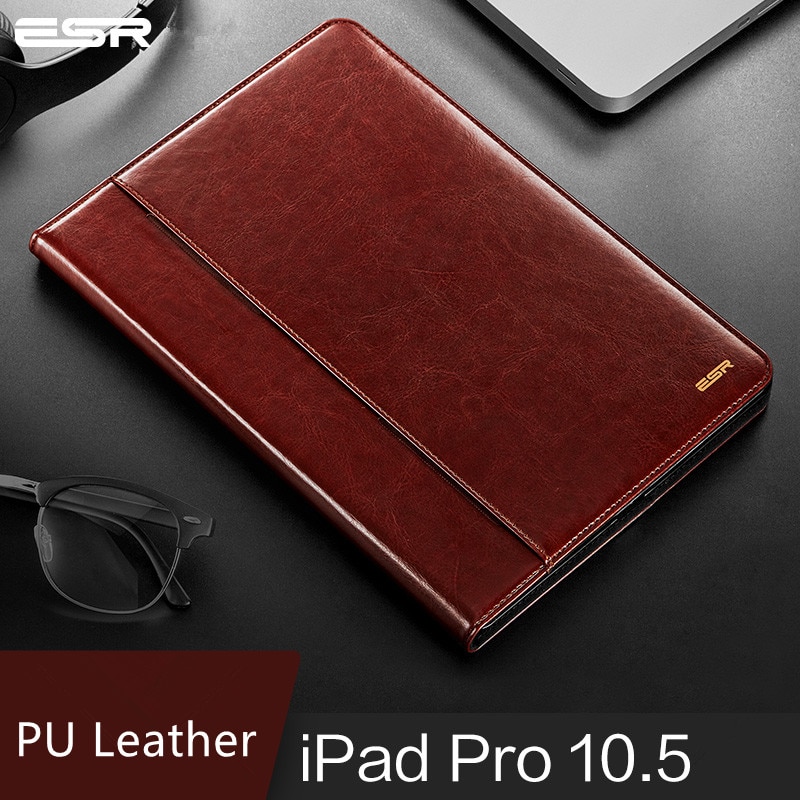 ESR Case for iPad Pro 10.5/11 Cover Premium PU Leather Luxury Business Folio Stand Auto Wake Smart Cover for iPad Pro 11