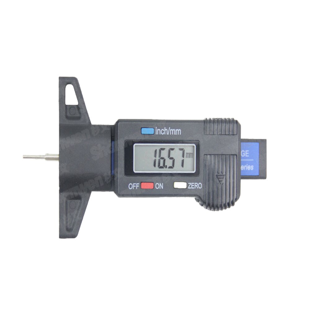 Car digital tire tread depth tester gauge thickness gauge for checking cars LED display tire monitoring system