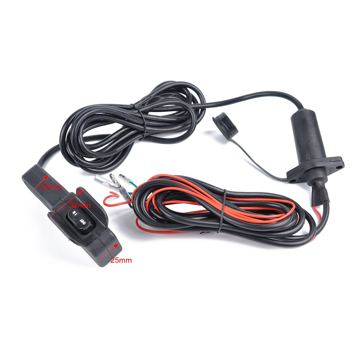 12-24V ATV Winch Electric Winch Accessories Handle Switch Line Control System