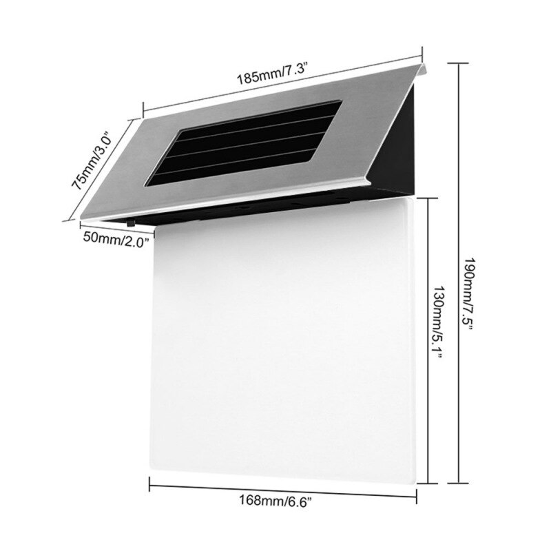 4 LED, lámpara Solar para puerta, número de casa, señal de dirección, placa para puerta exterior, luces indicadoras para casa, placa decorativa para puerta