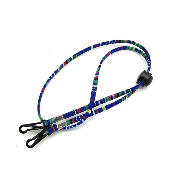 Cordón ajustable para mascarilla facial, soporte cómodo, antipérdida, para colgar en el cuello: Royal blue