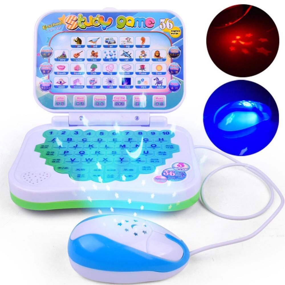 Engels Leren Machine Speelgoed Baby Kids Pre School Educatief Speelgoed Computer Baby Kids Pre School Educatief Studie Laptop Game