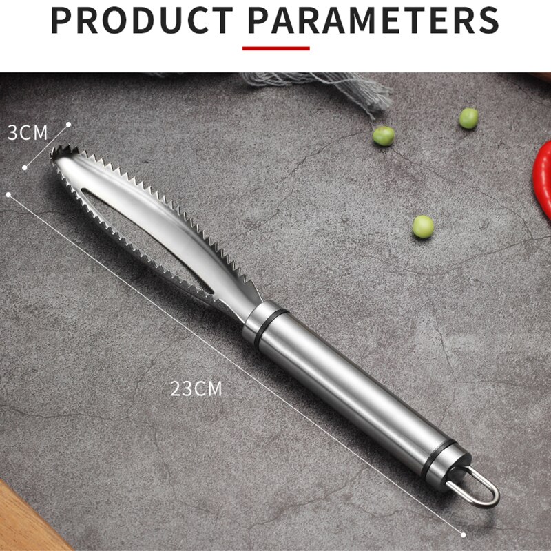 Edelstahl Fisch Skala Schaber Entferner Fisch Scaler Pinsel Fisch sauber Werkzeug Entfernen Fisch Waagen mit Fisch Knochen Pinzette Küche Gerät