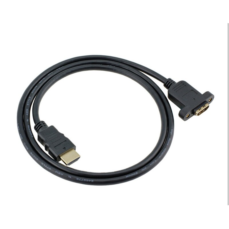 3D V1.4 Hdmi-Compatibel Man-vrouw M / F 1080P Panel Mount Line Extension Adapter Voor Bd monitor Projector Speelt 30Cm 50Cm