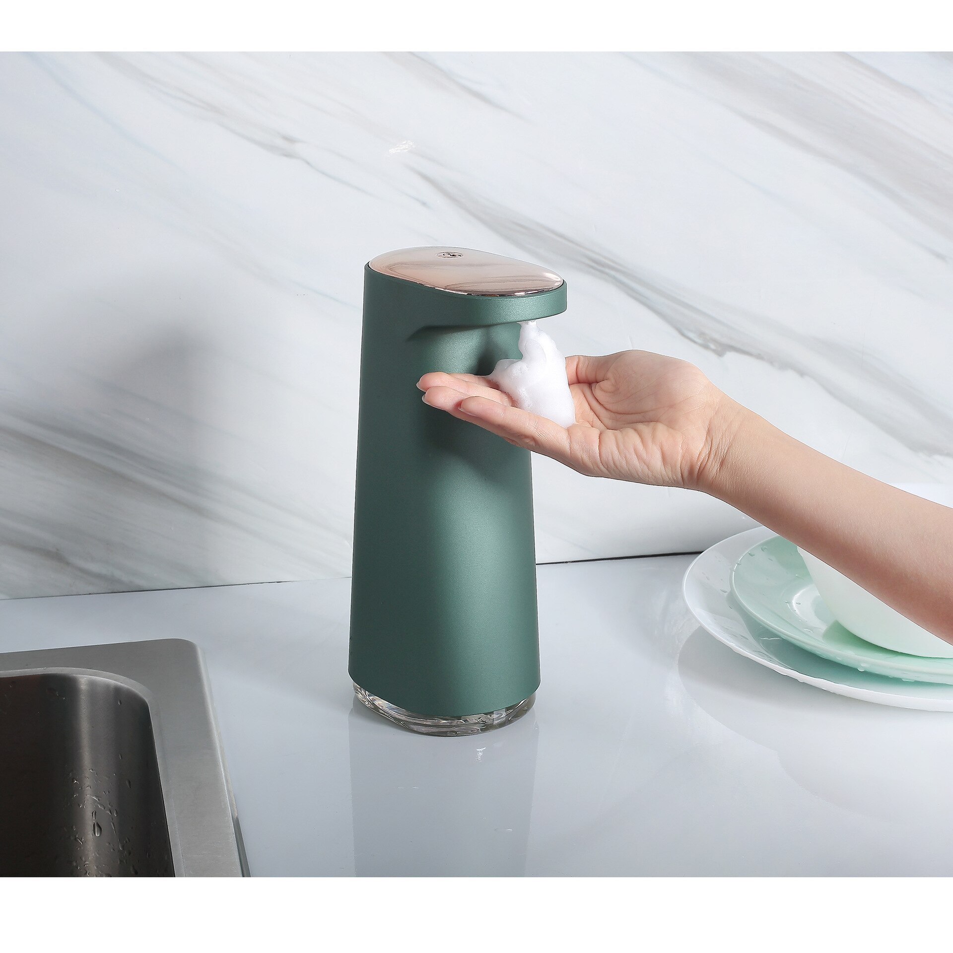 Smart Sensor Hand Sanitizer, Product Rechargeable Automatic Sensor Soap Dispenser, Foam Mobile Phone Washing Soap Dispenser