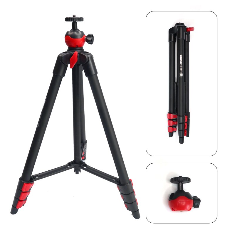ZOMEI Phone tripod lightweight mini tripode Bluetooth Remote control smartphones clip for phone projector telescope: T60