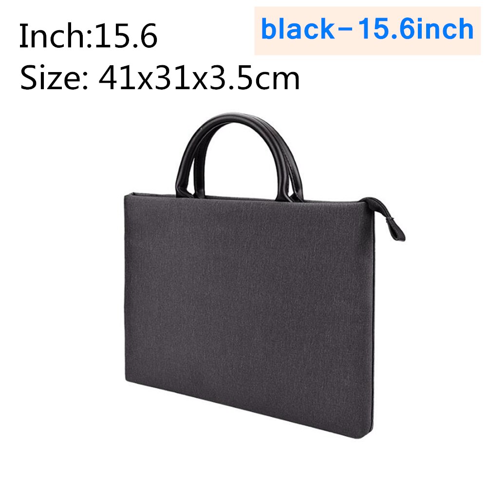 Women Men Briefcase 13 14 15inch Liner Sleeve Waterproof Wear-resistant Anti-theft Shockproof Laptop Bag For IPad Macbook Huawei