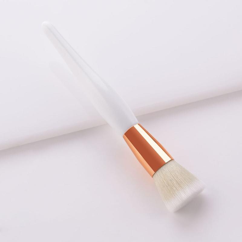 1/8pcs White Handle Makeup Brushes Set Foundation Blending Blush Face Shading Cosmetic Brush Contouring Make Up Kit: 04 1PCS
