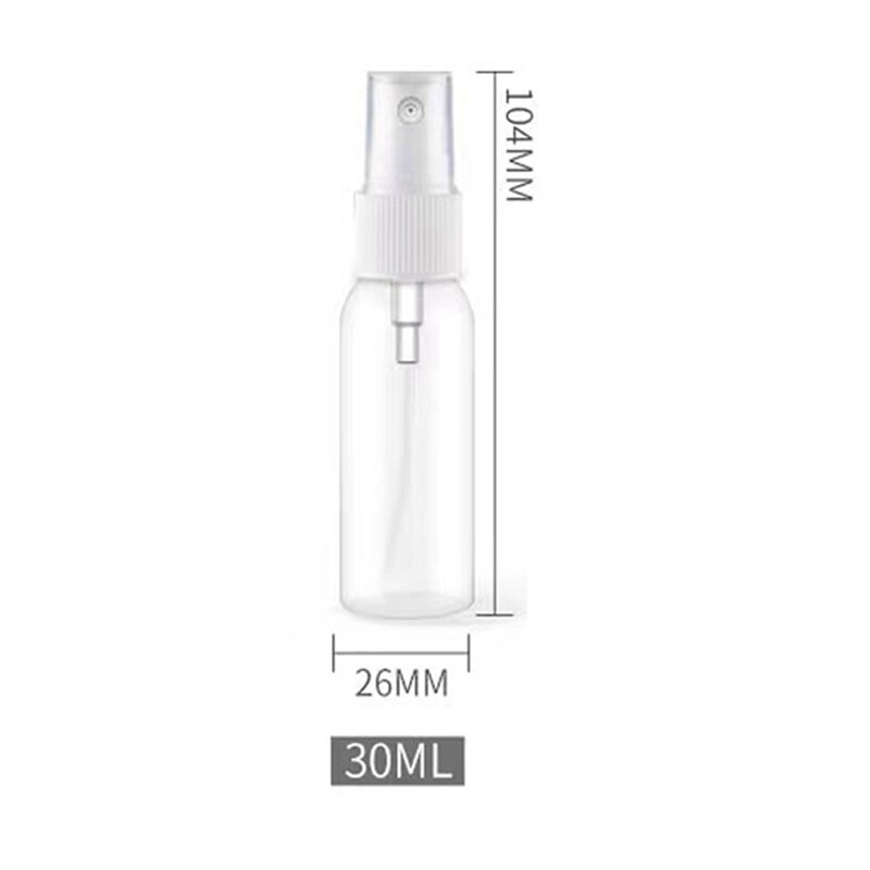 12 stuks 30ml fijne nevel heldere spray flessen & 6 stuks 14ml kleurrijke mini vierkante glazen lege parfumflesjes-abux