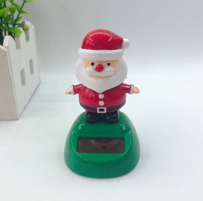 Di natale A Tema Solar Powered Danza Babbo natale Oscillante Bobble Giocattoli Della Novità Car Decor Danza Solare Giocattolo Per Bambini Regalo Di Natale: O