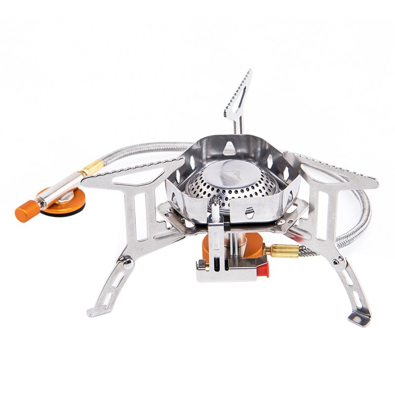 Widesea camping-windkocher, tragbar, mit piezozündung, leichter gasbrenner für outdoor-aktivitäten: Default Title