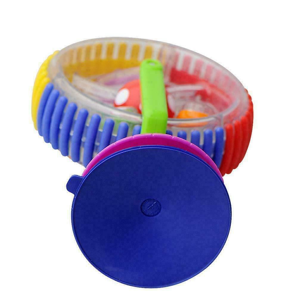 Baby Tricolor Draaiende Reuzenrad Educatief Speelgoed Vroege Onderwijs Muziek Speelgoed Eetkamerstoel Tafel Winkelwagen Voeden Zuignap Speelgoed