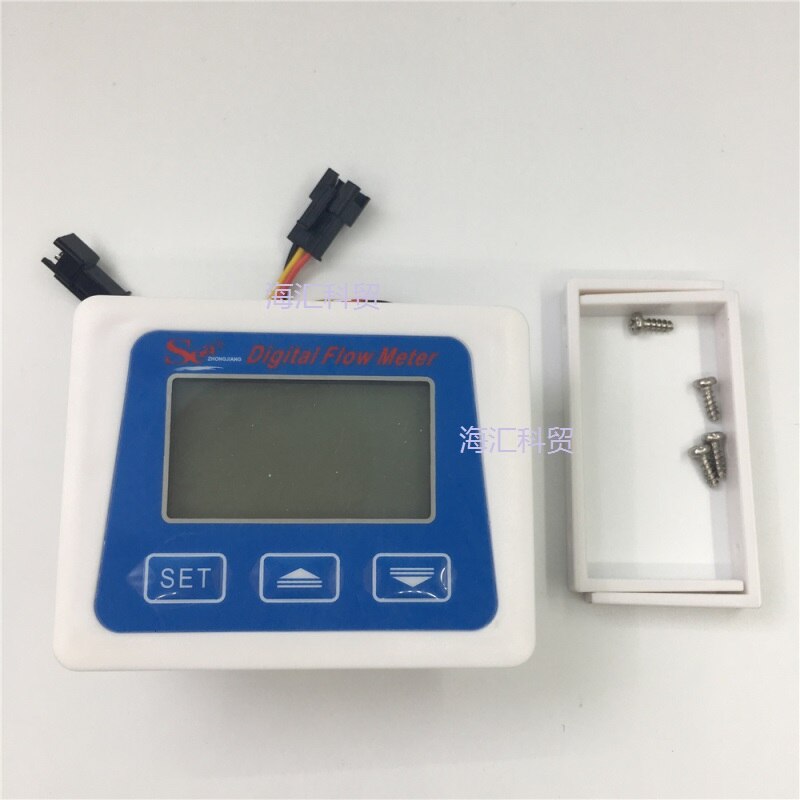 Wasser fließen Meter Digital Anzeige fließen Meter Intelligente Elektronische Wasser Meter Durchflusszähler Fluss Anzeige Instrument