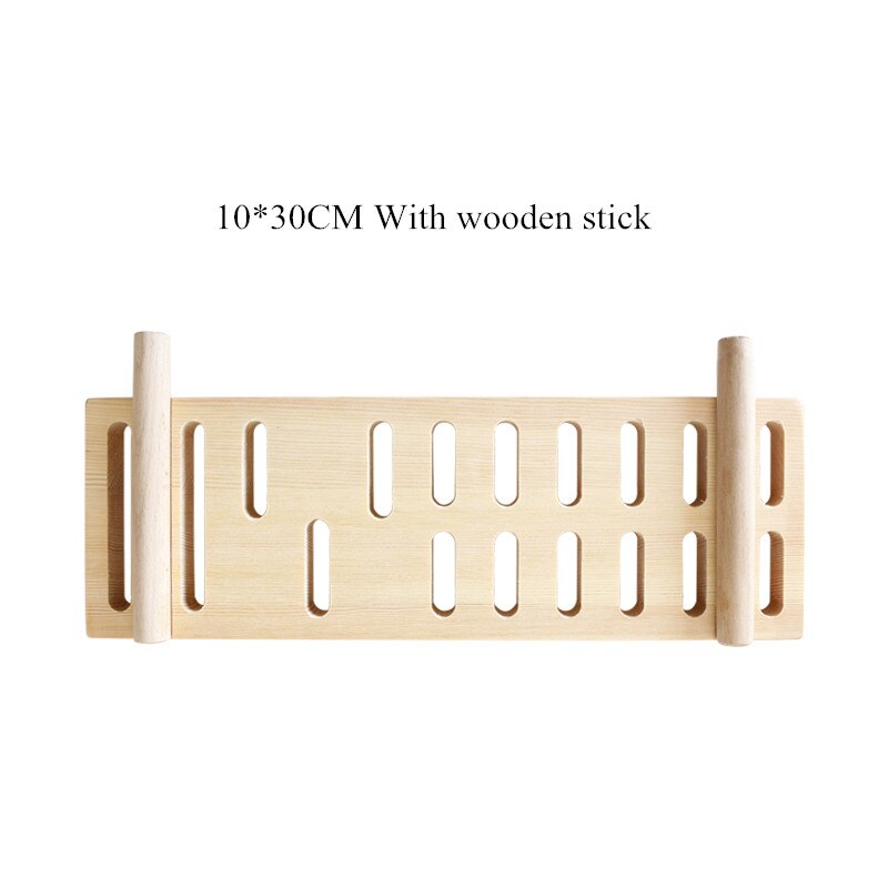 Multi-size Rack DIY Combination Solid Wood Wall-mounted Rack Storage Rack for Bathroom Bedroom Kitchen Storage Rack: Table knife holder