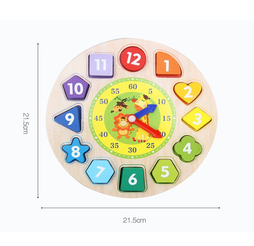 1-2 Weken 3 Jaar Oude Puzzel Jongen Vrouwelijke Pairing Blokken Kralen Baby Kinderen Klok Brief Vorm Cognitieve Baby speelgoed