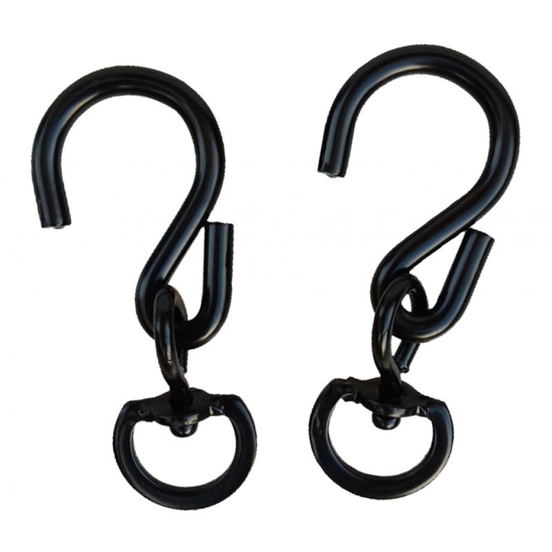2 Pieces Hanging Basket Hook Swivel Hooks, Great for Hanging Plants, Wind Chimes, Bird Feeders