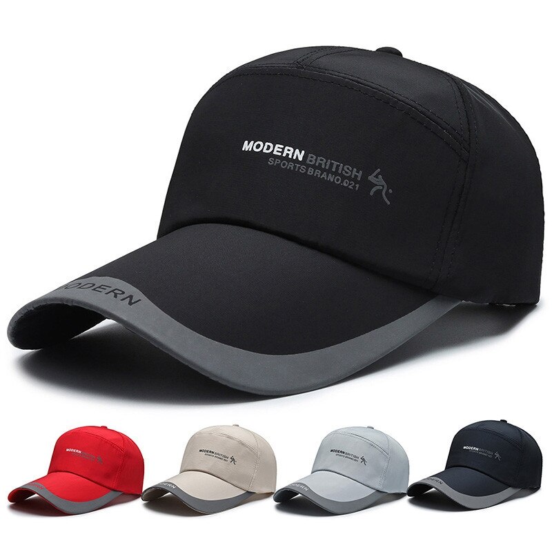 Baseball Cap Mannen Vrouwen Zomer Dunne Mesh Draagbare Sneldrogende Ademende Zonnehoed Camping Vissen Zeilboot Strand Sportkleding