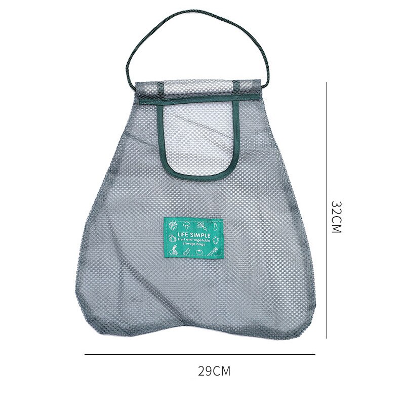 Vegetable Fruits Storage Bag Portable Reusable Grocery Bags Eco-Friendly Net Bag Onion Storage Reusable Kitchen Storage