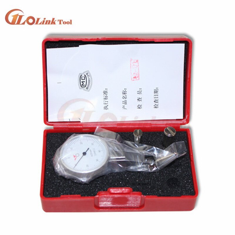 0-0.8mm 0.01mm Dial Test Indicator With 7 Jewels Dial Gauge Dial Indicator High accuracy