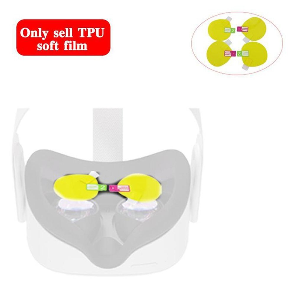 Lunettes de réalité virtuelle anti-réfléchissantes et anti-empreintes digitales Film de lentille Protection haute définition Film de lentille anti-rayures