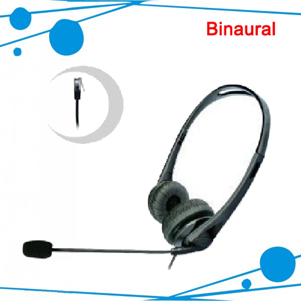 Binaural treffic oordopjes telefoon headset telefoon oortelefoon call center headset klantenservice
