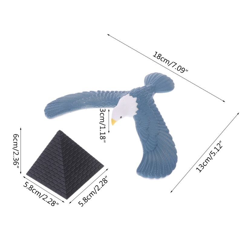 1Pc Magic Behouden Balans Balans Eagle Vogel Speelgoed Home Office Plezier Leren Gag Speelgoed Voor Kid Willekeurige Kleur