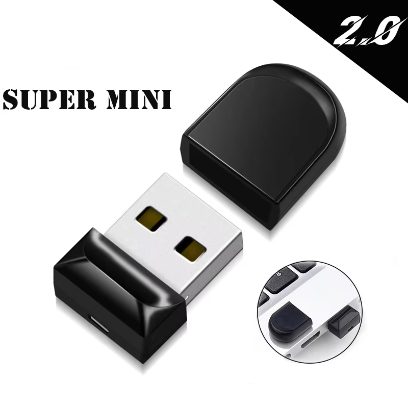 USB Pendrive 8GB 16GB 32GB Mini black Flash Drive Pen 64GB 128GB Memory Stick Usb2.0 U disk Free Key Chain