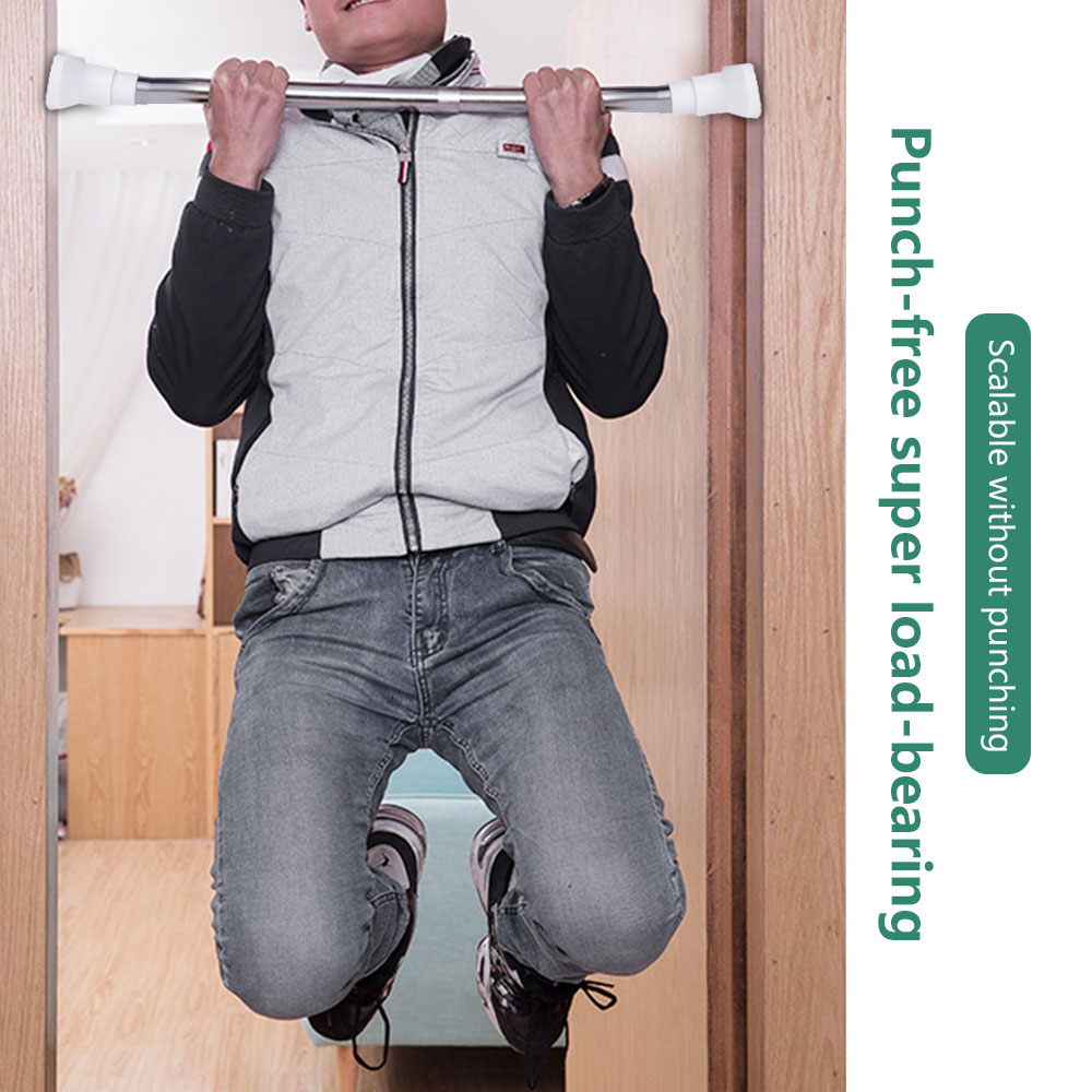 Varillas extensibles para cortina de baño, percha para varilla telescópica ajustable, para cortina, armario, colgador de baño, 1 ud.