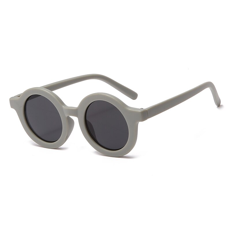 Children Polarized Sunglasses Rubber Round Unisex Boy Girl Famous Brand Sun Glases UV400 Kids Polaroid Sunglasses Tr90: 3-KPR09-C9