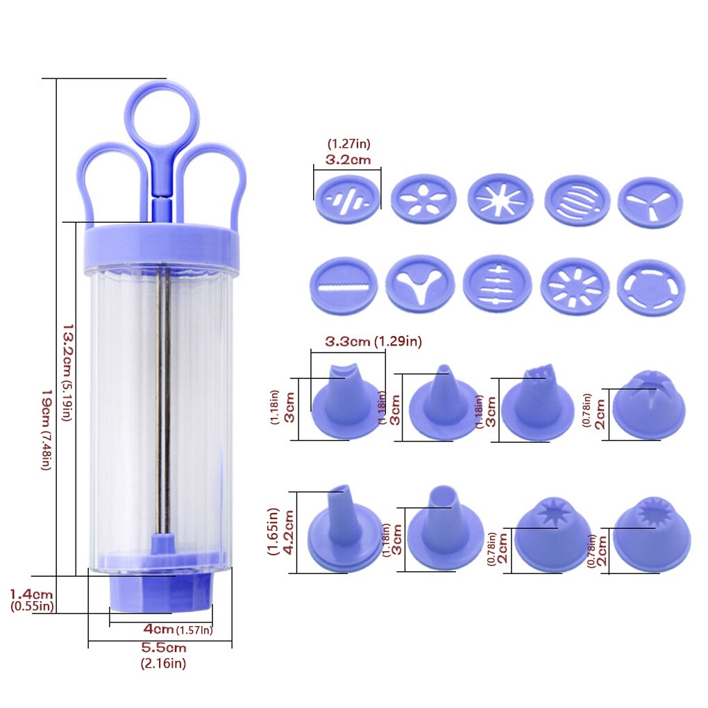 Cookie Making Maker Pomp Persmachine Cake Biscuit Decorating Levert Bakken Cupcake Icing Gebak Bloem Piping Nozzles Decor: Default Title