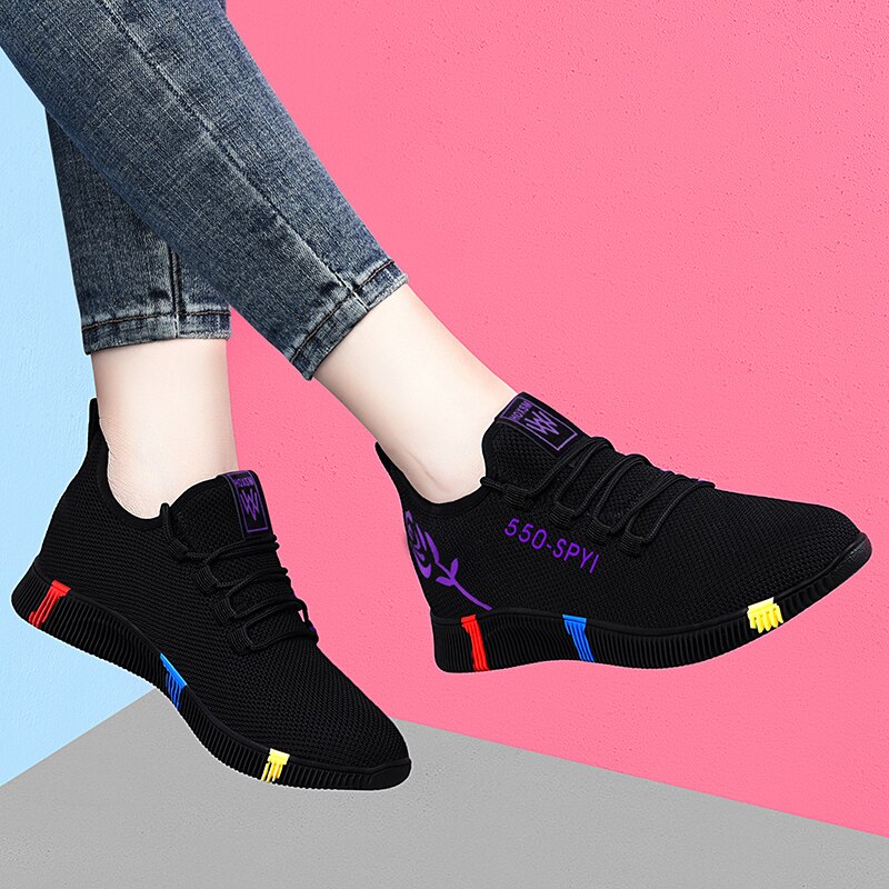 Frauen Tennis Schuhe Rose Weiche Turnschuhe Frau Sportlich Atmungsaktive Sport Schuhe Korb Air Mesh Schuhe Zapatillas Mujer