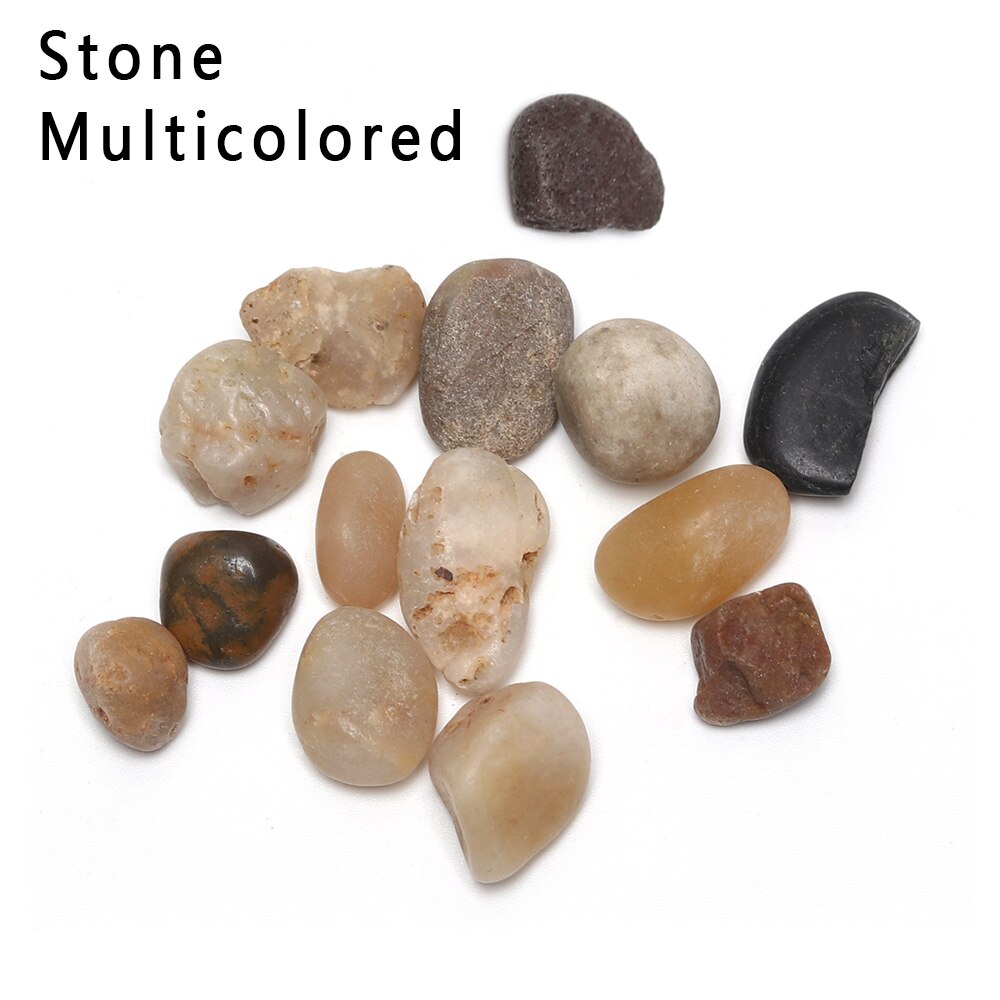 1 Bag Micro Landscape Sand Mini Stone Miniatures Terrarium Ornament Garden Aquarium Figurine Miniatures Garden DIY Accessories: stone multicolored