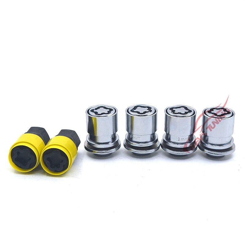 M12X1.5 Steel Security Anti Theft Auto Car Wheel Lock Nuts Locking Nut For Toyota