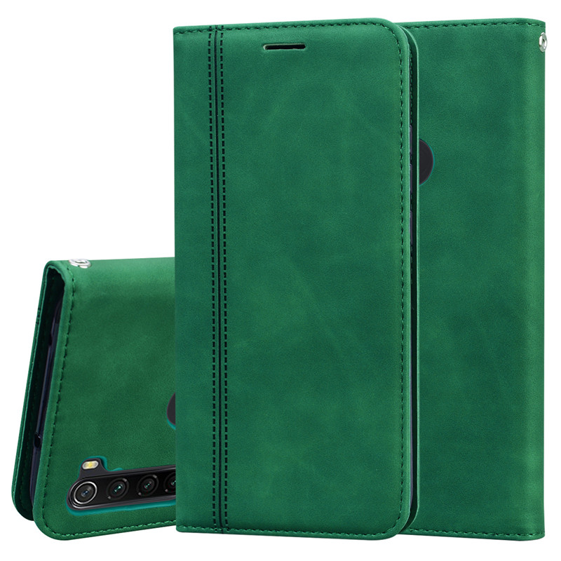 Handyhülle aus leder mit kartenfach, klappdeckel und kartenhalter für xiaomi redmi 8 , redmi note 8 pro , note 8a 8t note 8t 8 book und magnetverschluss
