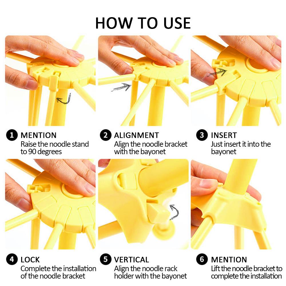 Rejilla de secado de Pasta desmontable ABS con soporte de 3 colores para pan de refrigeración soporte de secado en seco soporte de secado de Pasta