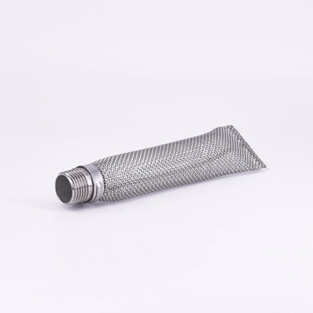 Filtro de pantalla de 6 pulgadas de acero inoxidable 304, filtro de salto sanitario, herramienta para cerveza casera, 300-400 micras
