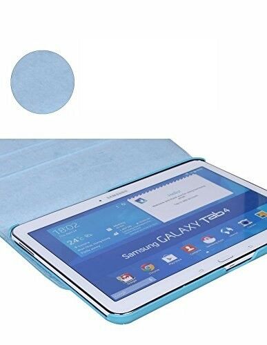 Dla Samsung Galaxy Tab 4 10.1 cal T530 T531 T535 SM-T530 SM-T535 Tab4 Tablet 360 obracanie przypadku klapki skórzane pokrywy Funda Capa