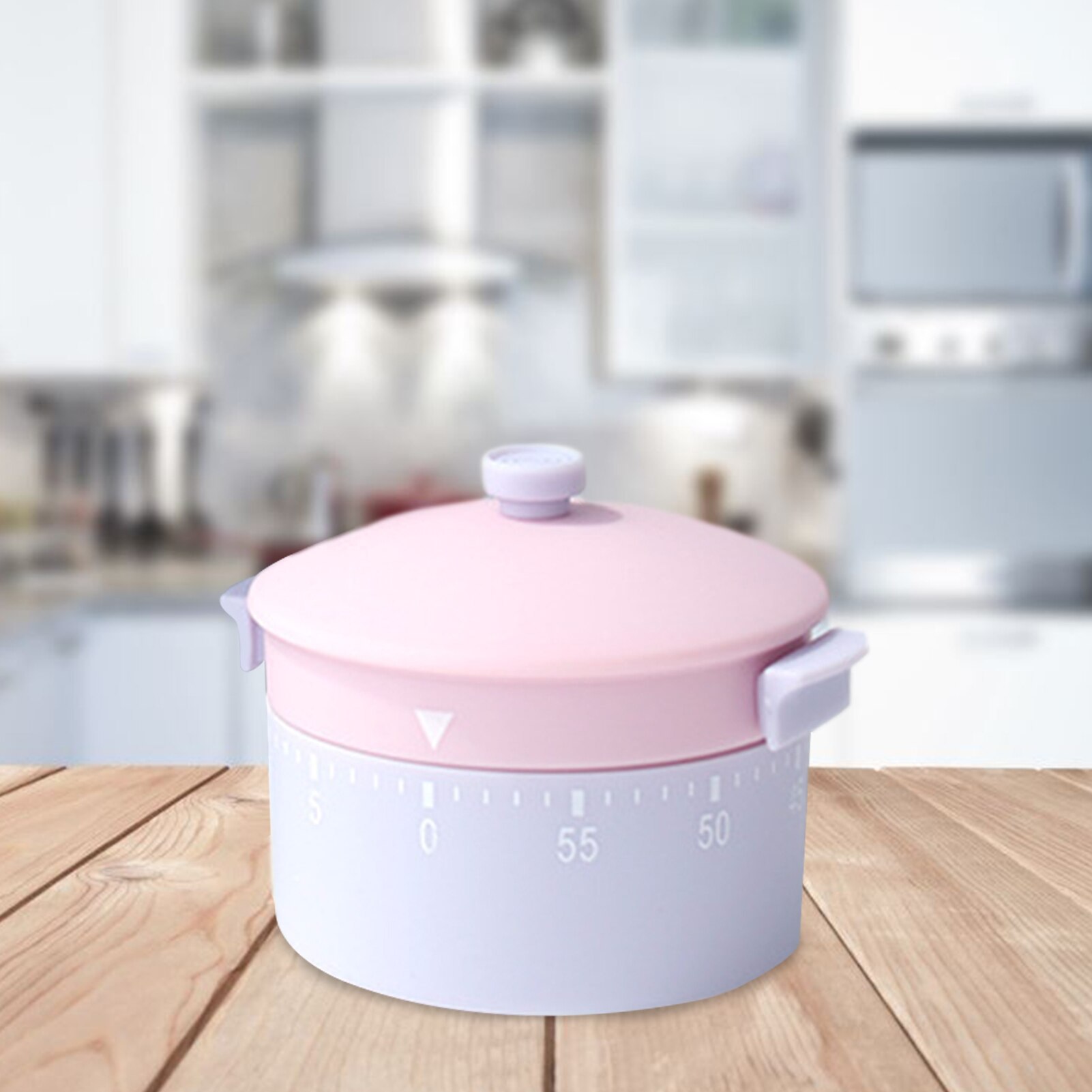 Pot Shaped Cooking Mechanical Timer 60-minutes Cute Attractive Kitchen Dial Time Reminder For Work Study Games