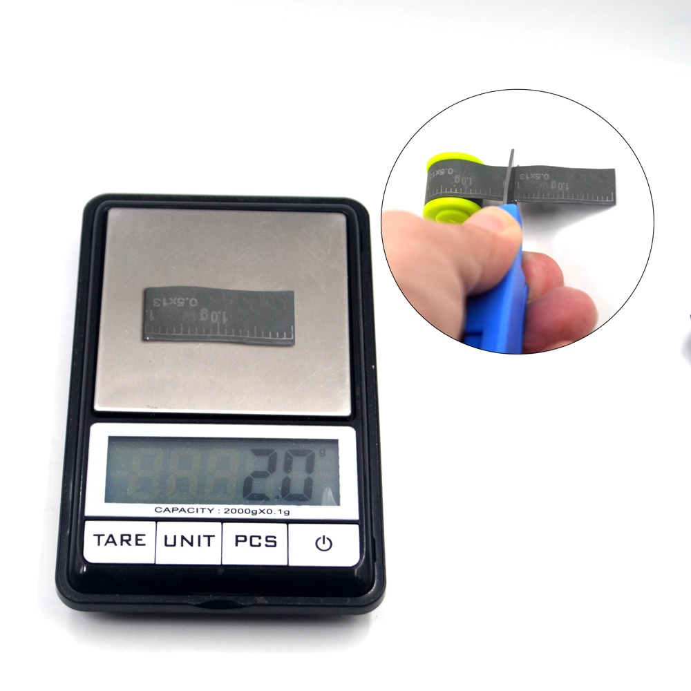 Mnft 2 stuks 0.5mm visweegschalen lood milieuvriendelijke coating nauwkeurig afstellen gewicht lood karpervissersaccessoires