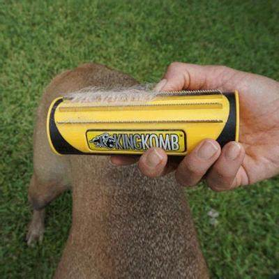 Dog Cat Horse Kingkomb Self Cleaning 3 Blades Brush With King Rubber Bristles Ultimate Desheeding Tool Komb Comb