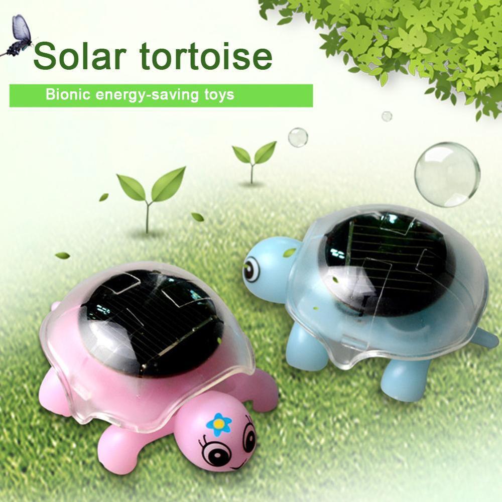 Novelty Fun Dier Speelgoed Solar Mini Creeper Schildpad Kinderen Vroege Onderwijs Speelgoed Voor Kinderen Solar Schildpad