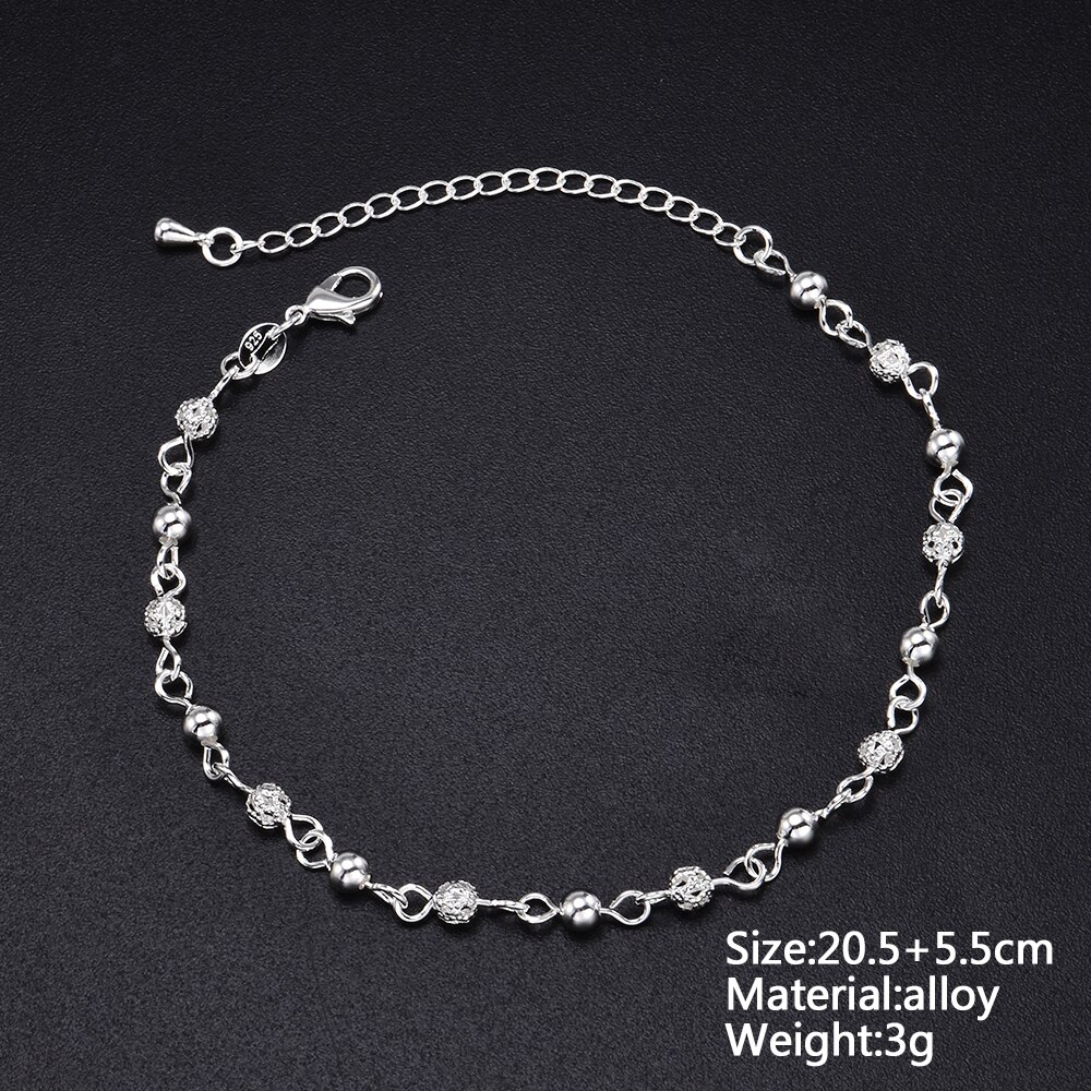 Klassische Einfache Kette Armreif Manschette Charme Perlen Armbänder Für Frauen Schmuck Pulseira pulseras mujer moda Zubehör