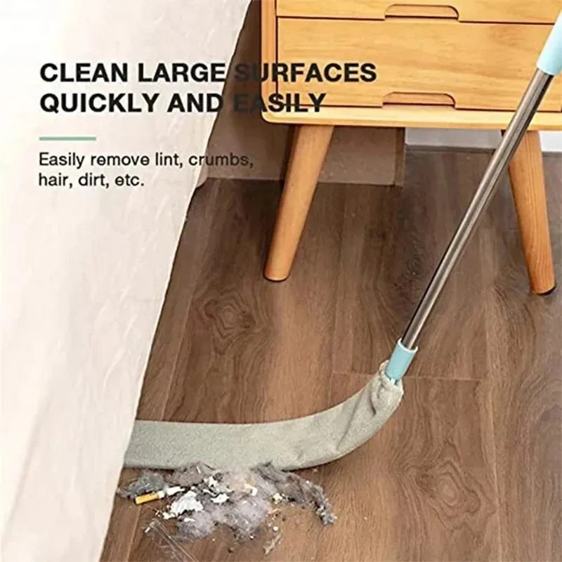 UNTIOR Long Handle Dust Mops Floor Ceiling Cleaning Mops Bed Bottom Dust Cleaner Sofa Dust Removal Brush Household Cleaning Tool