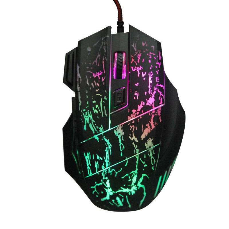 5500DPI 7 Buttons Color Changing LED Optical USB Wired Mouse Gamer Mice Gaming Mouse For Pro Gamer Laptop Computer mouses