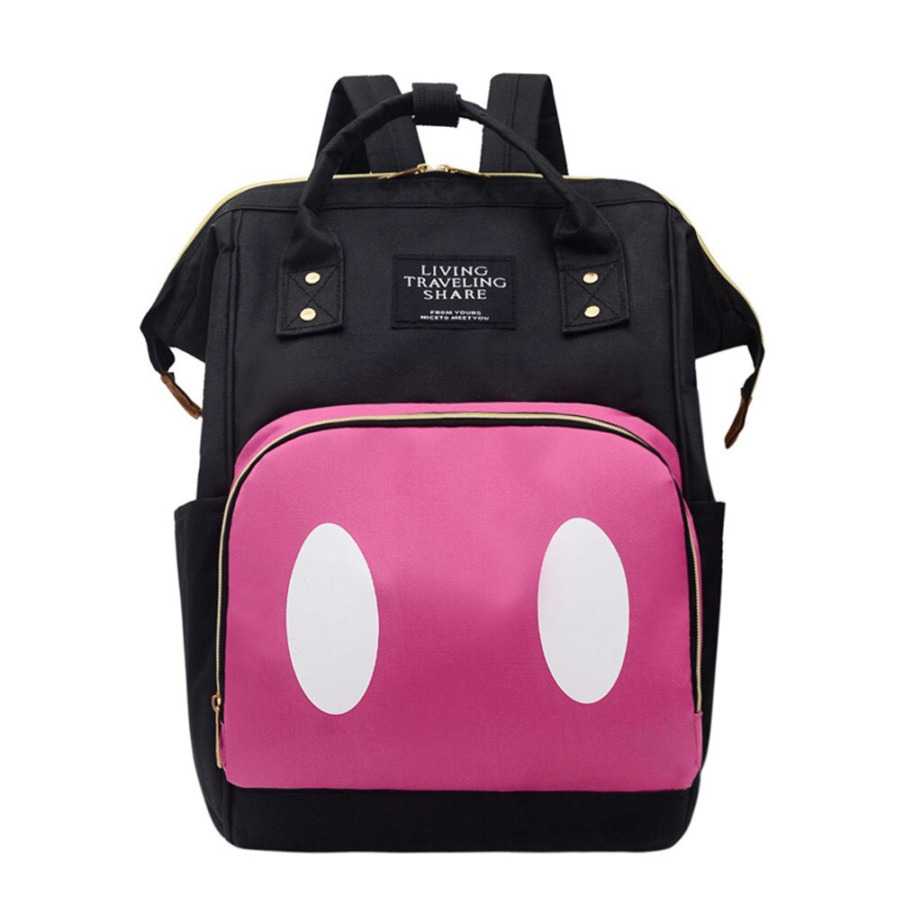 große Kapazität Rucksack Windel Tasche Ich bin Freien Baby Tasche Multifunktions Mumie Mutterschaft Rucksack für Mutter Reise Windel Tasche: LILA