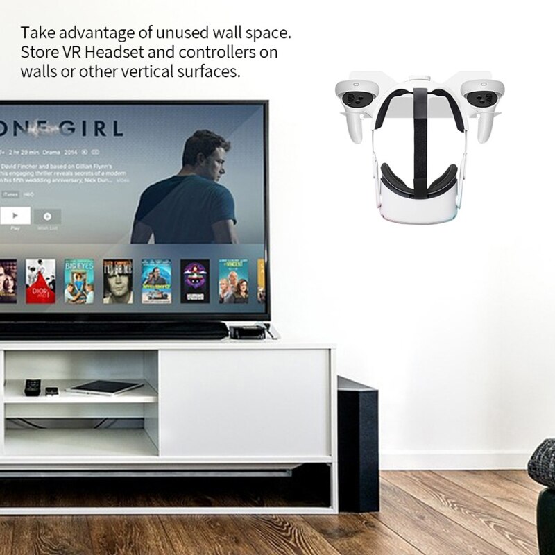 Universal VR Wall Shelf Universal Mount Stands Compatible with quest 2 Headset Holders VR Display Stands T84D