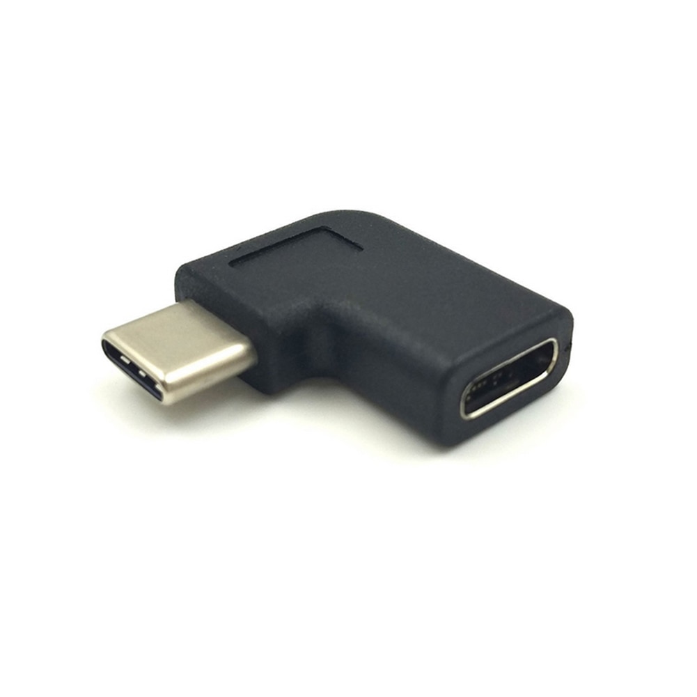 Adaptador Macho A Hembra De 90 Grados Tipo L Usb 31 Tipo C Conector Convertidor De Enchufe 