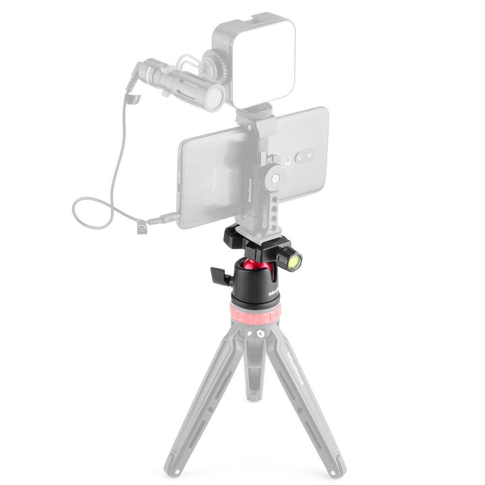 Kamera wideo statyw mini piłka głowy 360 stopni panoramiczny głowica kulowa Arca typu płytka szybki uwolnienie dla lustrzanka cyfrowa statyw kamery Monopod