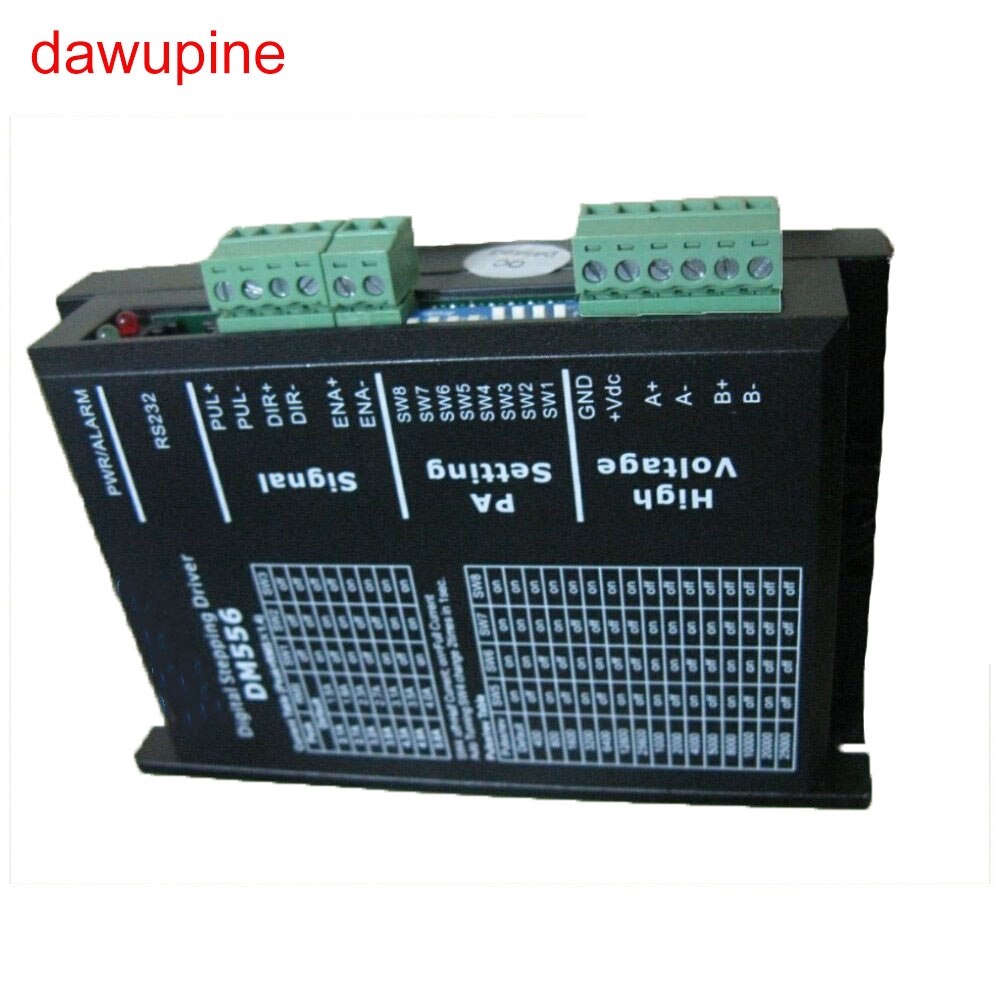 DM556 Stepper Motor Controller Original 2-phase Digital Stepper Motor Driver 18-48 VDC 2.1A to 5.6A For Leadshine NEMA23 NEMA34