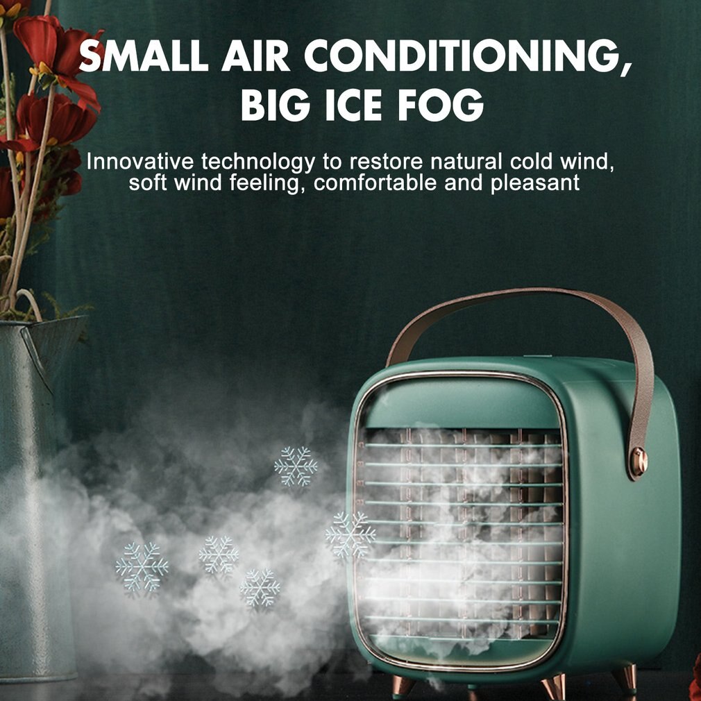 Mini climatiseur Portable refroidisseur d'air 7 couleurs LED USB personnel espace refroidisseur ventilateur ventilateur de refroidissement